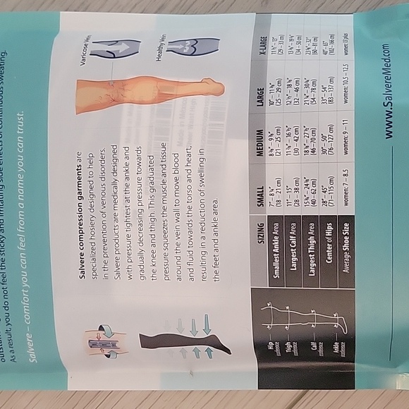 ❤️NWT❤️Salvere Medical Pantyhose - Picture 5 of 5